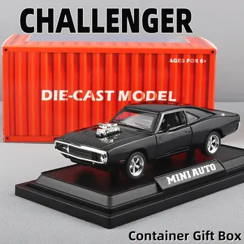 1:32 Scale Charger 1970 Alloy Diecast Model Car Pull Back Mini Vehicles Toys for Children Lovers Collection
