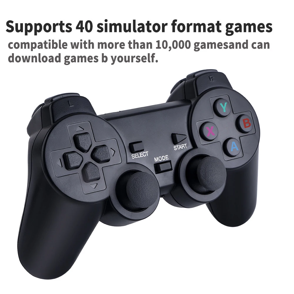 Игровые палочки M8, консоль 2,4G, двойной беспроводной контроллер, игровая палка 4K, 20000 игр, 64 ГБ, ретро-игра для дропшиппинга, рождественский подарок