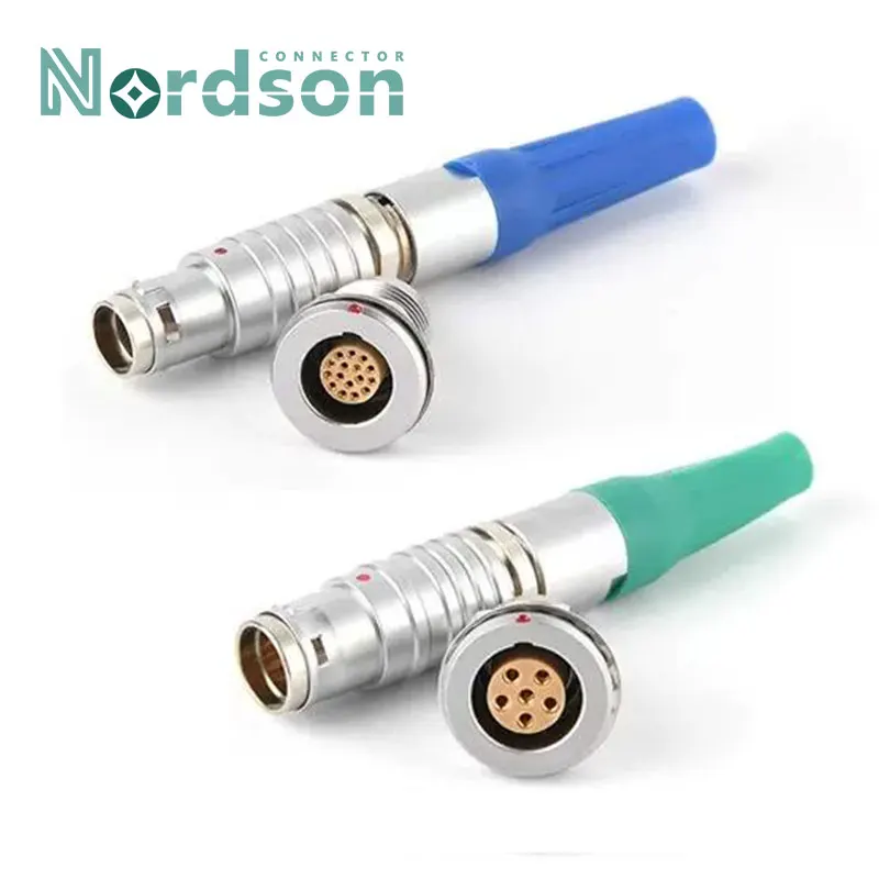 

T Series FGG EGG 2 3 4 5 6 7 Pin Aviation Plug 0T 1T 2T LEMO Compatible Metal Circular Connector Push-pull Self-locking Socket