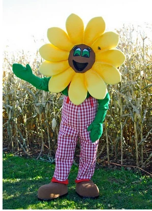 MASCOT sunflower mascot costume custom fancy costume anime cosplay kits mascotte fancy dress carnival costume 115