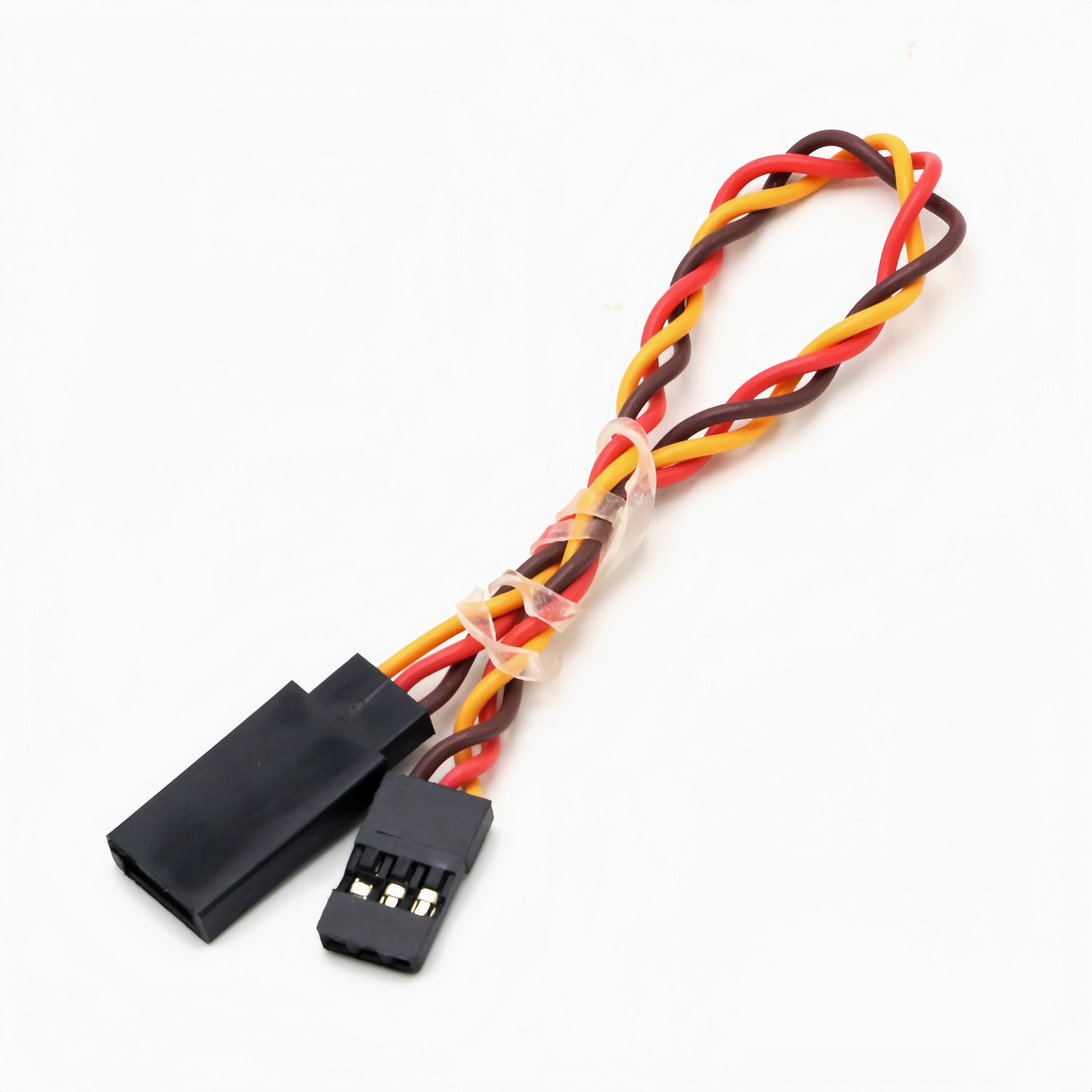 

10pc/lot 10/15/20/30/50/100cm Anti-interference Servo Extension Cable 30 Core for Futaba JR Servo for RC Helicopter Car Part Toy