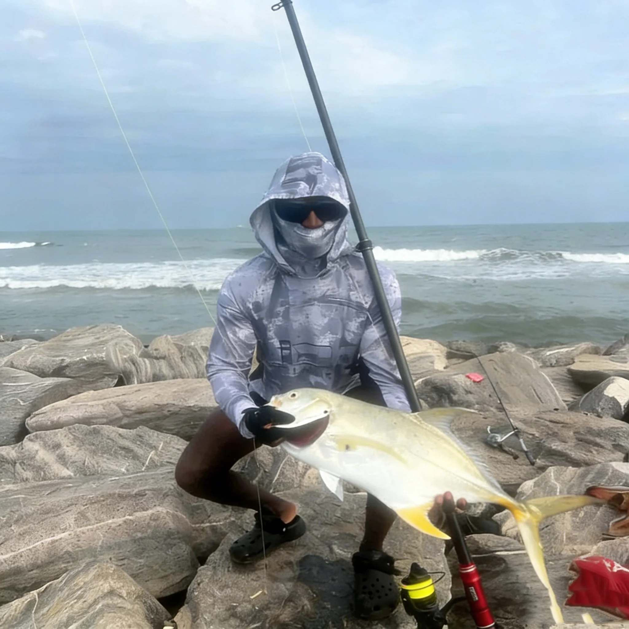 2.7m 3.0m 3.6m 3.9m 4.2m 4.5m Telescopic Fishing Rod 20kg Carbon Travel Surf Spinning 5-300g Lure Long Throwing Baitcasting Rod - view 6