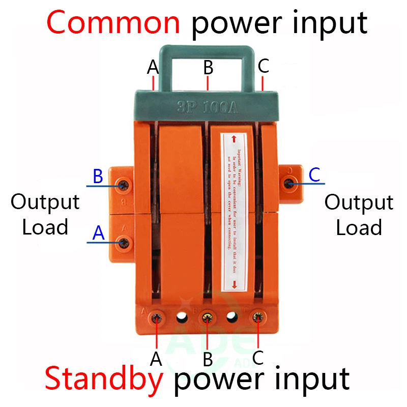 Imagem -04 - Faca Interruptor 225a Dois-fase Faca Interruptor de Alta Potência 220v 380v Duplo Lance Disconnector Alta Qualidade 3p