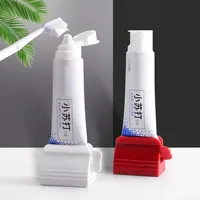 1Pc 2 Colors Home Plastic Toothpaste Tube Squeezer Easy Dispenser Rolling Holder Bathroom Supply Tooth Cleaning Accessories