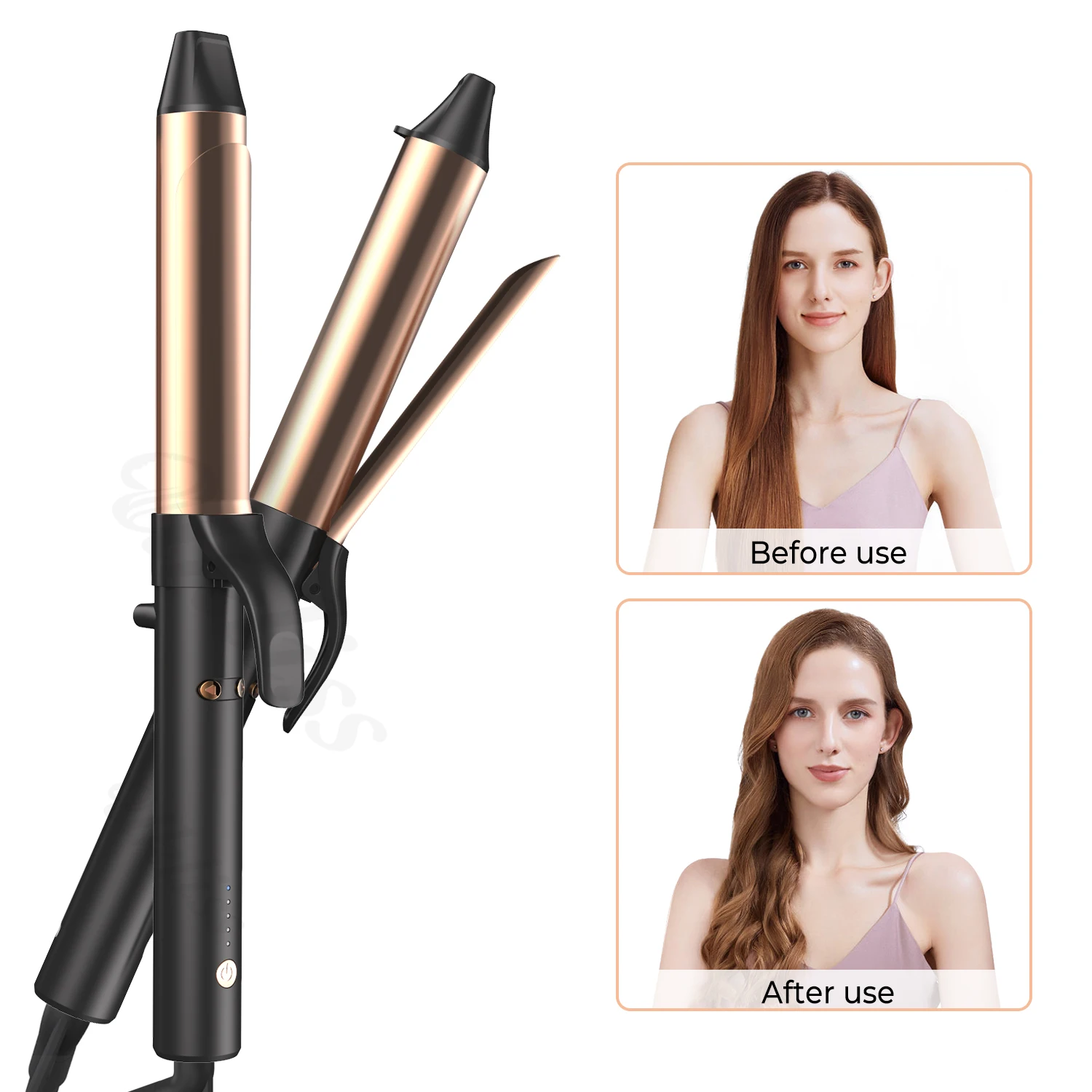 Professional Curling Iron Automatic Hair Curler Auto Rotating Curling Wand Hair Crimper Styling Tools Electric Hair Waver Iron