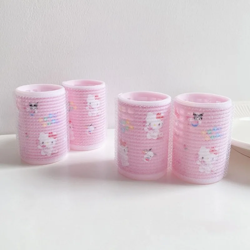 

5pcs Kawaii Hello Kitty Curler Cute Cartoon bangs Curling Artifact Desktop Accessories Women Supplies Student Gift Wholesale
