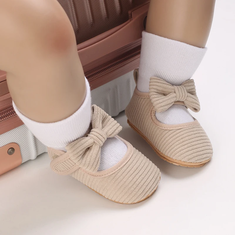 Spring and Autumn Bow Baby Princess Shoes Baby Shoes Baby Shoes Soft soled Anti slip Sneakers
