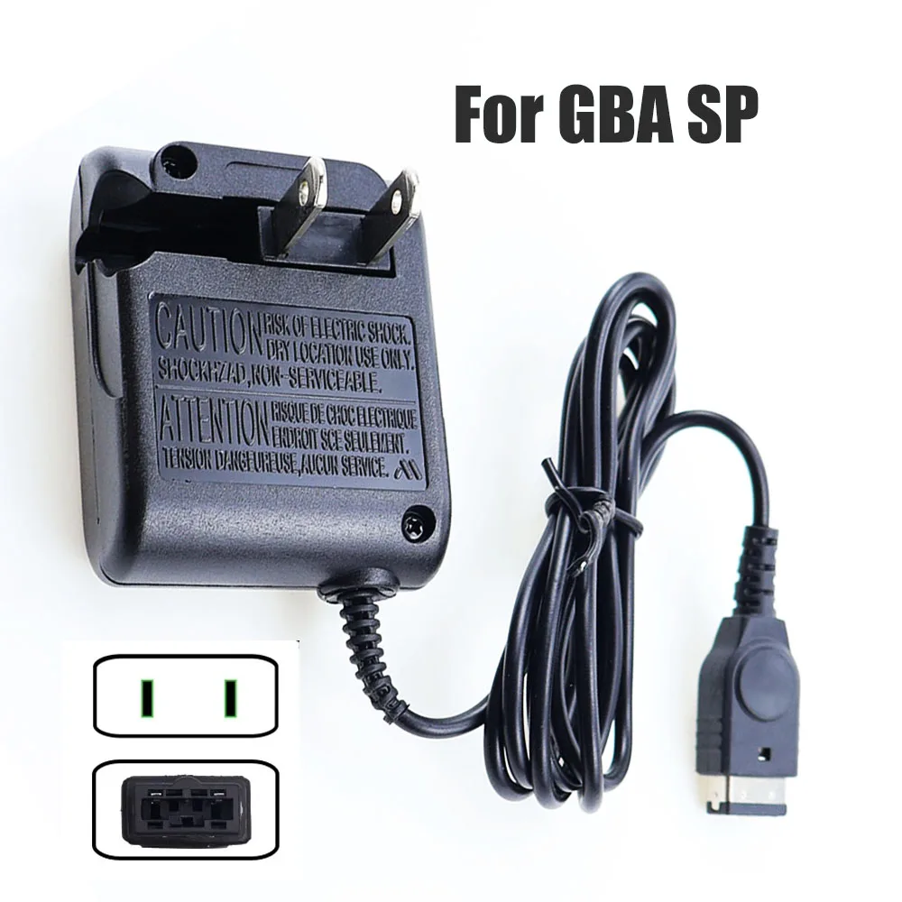 Für Nintendo DS NDS GBA SP Gameboy Advance SP Netzteil Ladekabel US-Stecker NEU 5,2V Heim-Wandladegerät Reise-Ladegerät AC-Adapter
