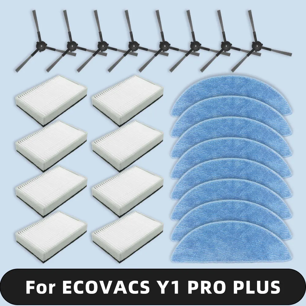 

Compatible For ( ECOVACS YEEDI Y1 PRO PLUS ) Spare Parts Side Brush Hepa Filter Mop Cloth Accessories Consumables