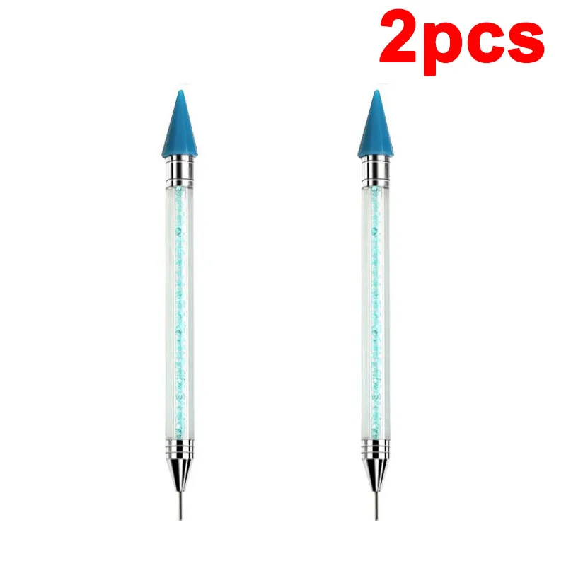 Strass-Applikator-Stift Nagelpunktierer Strass-Picker Wachsstift Diamant-Picker-Stift für Strass-Punktierwerkzeug DB04