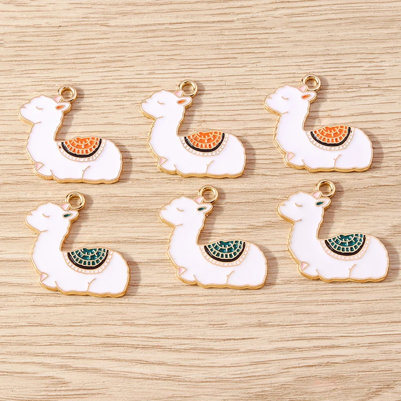 Tusember 10 Stück niedliche Anhänger Alpaka-Kaktus-Charms für DIY-Ohrringe, Armbänder, Halsketten, Schmuckherstellung, handgemachtes Basteln – Detail 21