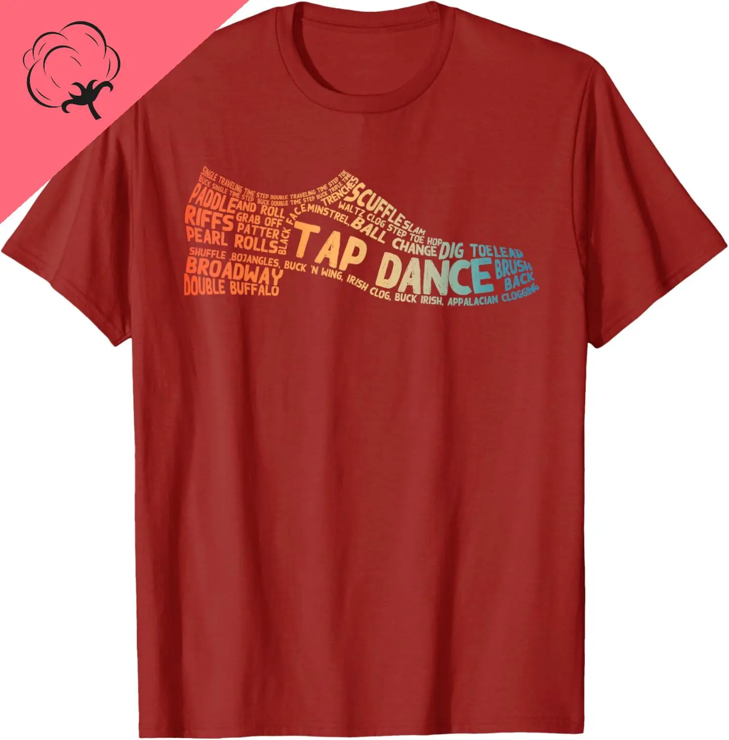 Tap Dancer Art for Men Women Dance Teacher Tap Dancing T-Shirt Mens Clothing Tops Cotton Graphic T Shirts Camisas Streetwear