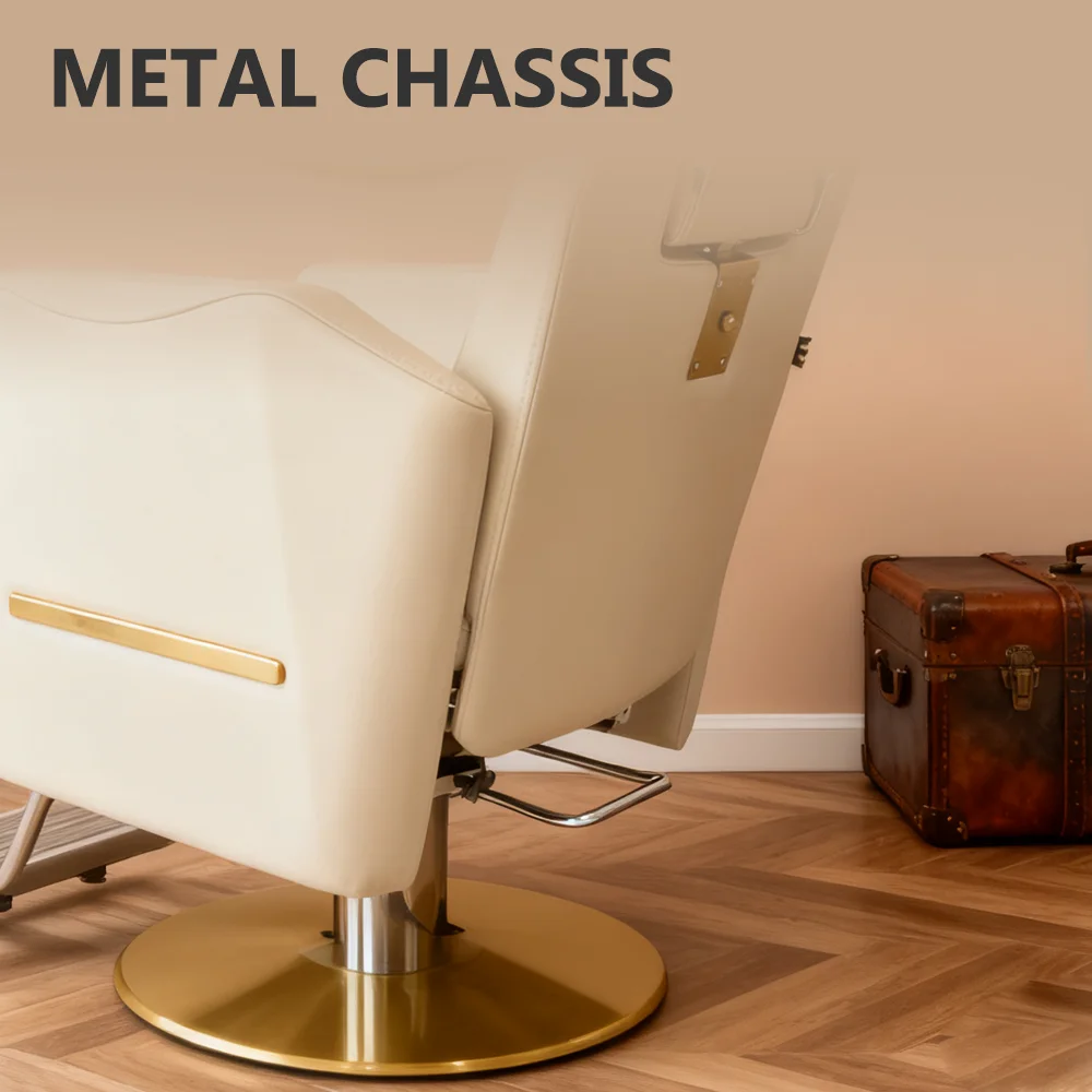 كرسي استلقاء كهربائي ممتاز لأثاث تصفيف الشعر مع مسند رأس قابل للتعديل #6