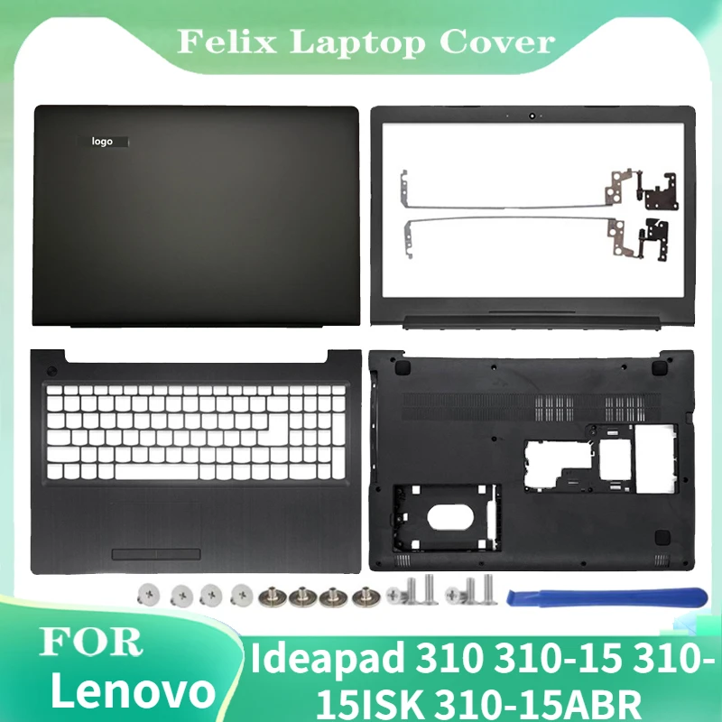 

New Laptop case for Lenovo Ideapad 310 310-15 310-15ISK 310-15ABR LCD Back Cover Front Bezel Palmrest Bottom Case Hinges Top Lid