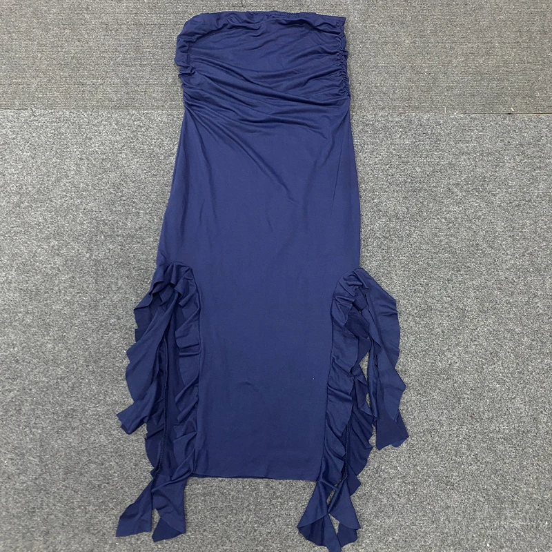 الفرنسية الصيف موضة مزاجه الاتجاه المرأة الجديدة ياقة شخصية صديرية دائرية حقيبة الورك سليم الإبداعية غير النظامية فستان مثير