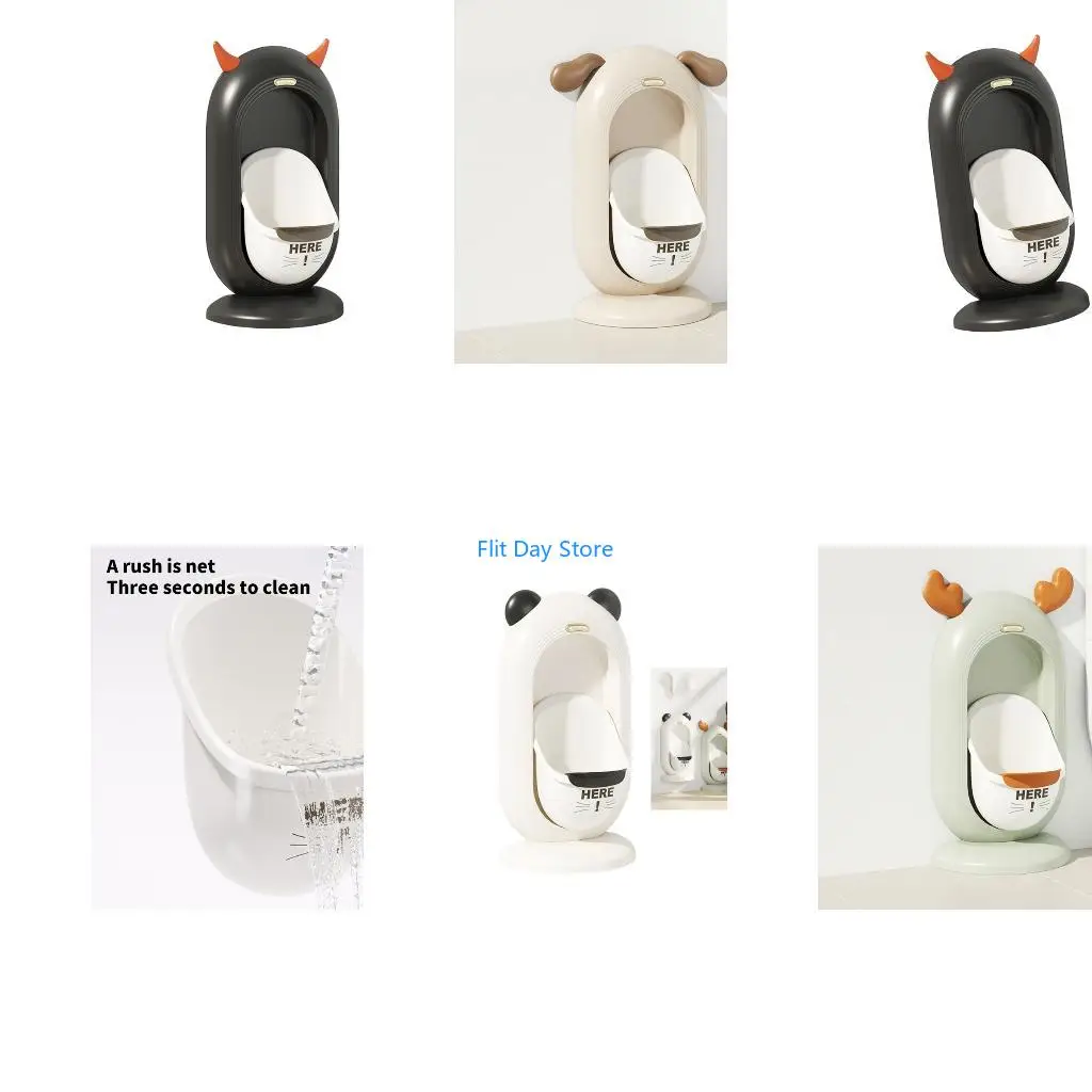 F92C Wall Hanging Urinal Adjustable Height Bathroom Boys Training Urinal Enduring