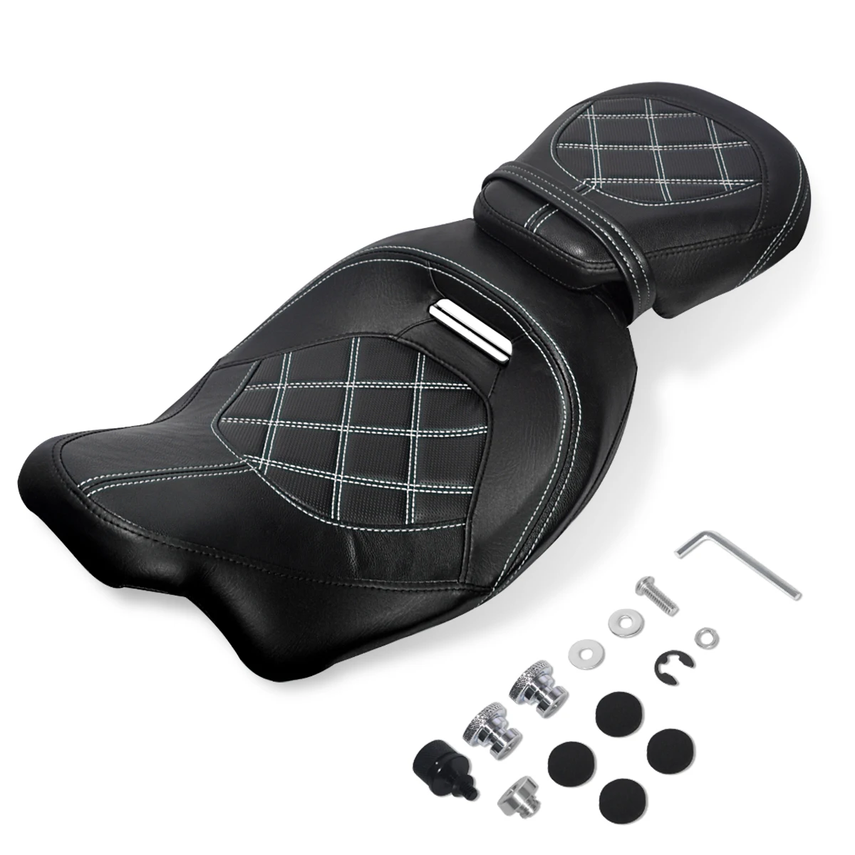 Motorfiets Twee-Up Low Profile Seat Voor Harley Touring Road King Street Glide Road Glide Electra Glide Speciale FLTRX 2009-2025