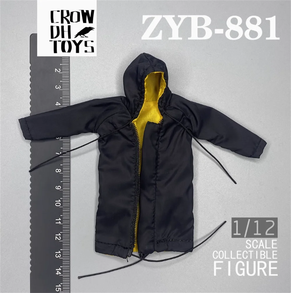 1/12th 3ATOYS Dark Source moda moderna Sudadera con capucha Tops sin muñeca juguetes modelo para 6 "SHF GWTOS figura de acción DIY coleccionar