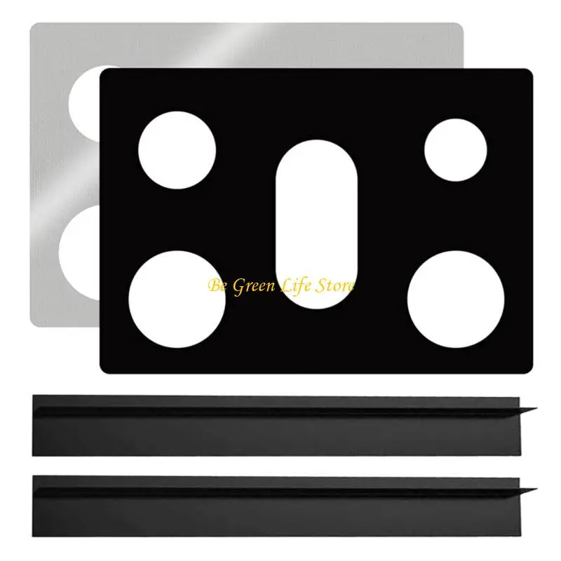 M7DF Легко в очистке многоразового 5-луночного масло в лайнере и коврика с устойчивой к пятном для газового ассортимента прибора