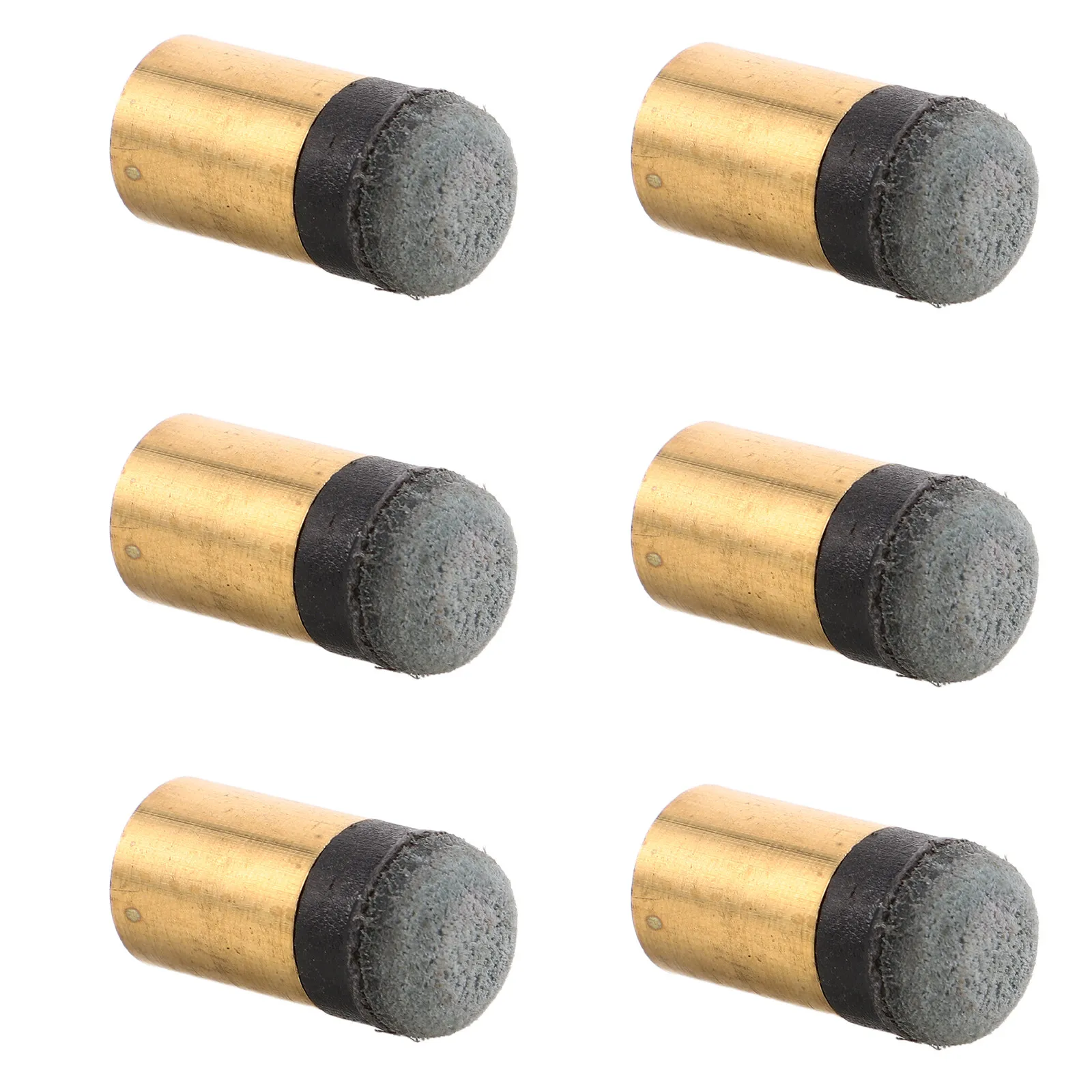 

Набор из 6 сменных наконечников для бильярдного кия, 13 мм, для ремонта кия, аксессуары для бильярдного стола, наконечники для кия для бильярда и снукера