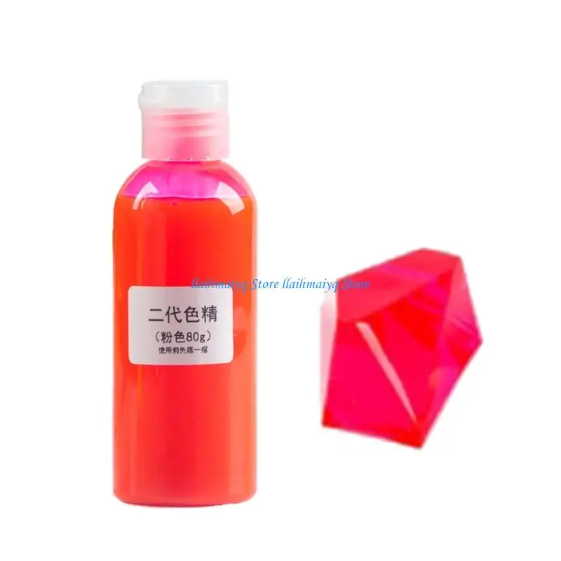 573B Large Bottle 80g Resin Pigment Transparent Epoxy Resin Coloring Dye Pigment