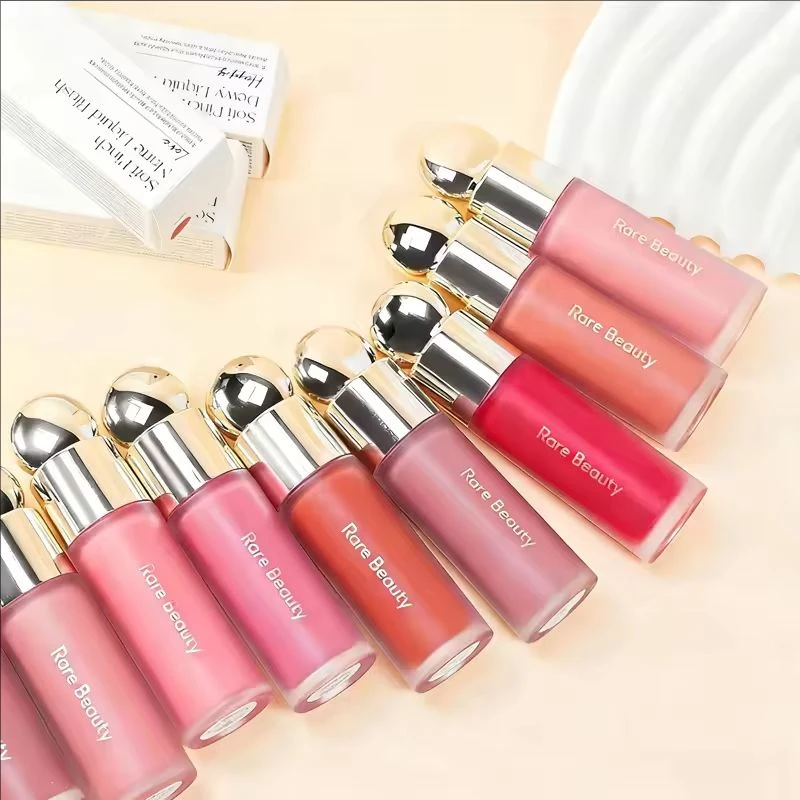 할로윈 핫 세일 레어 뷰티 휴대용 화장품 자연스러운 지속력 보습 리퀴드 블러셔 선물 얼굴 윤곽 스틱