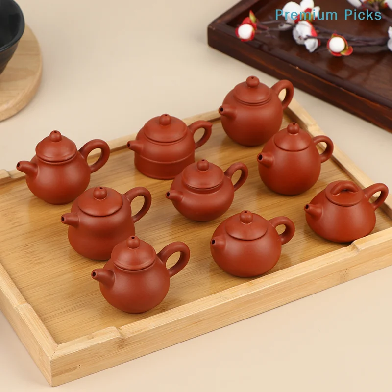portable25ML Pottery Teapot Pocket Hand Teapot Handstand Fingertip Kettle Tea Pet