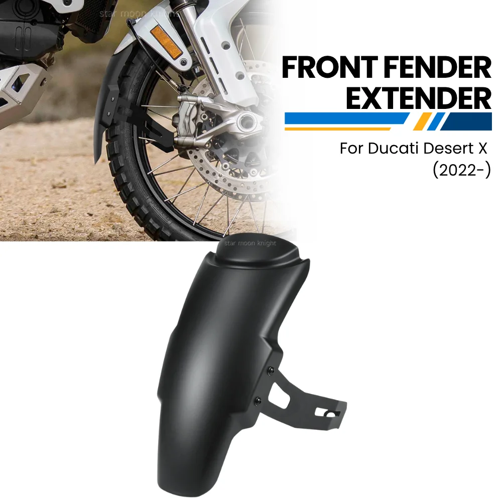 

DesertX Motorcycle Front Mudguard For Ducati Desert X (2022-) Wheel Hugger Fender Mud Splash Guard Sand Shield Accessories