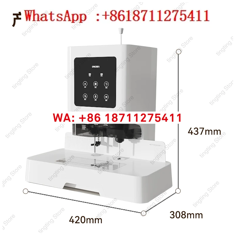 GB700 voucher binding machine 14601 fully automatic hot melt riveting tube electric punching Z1