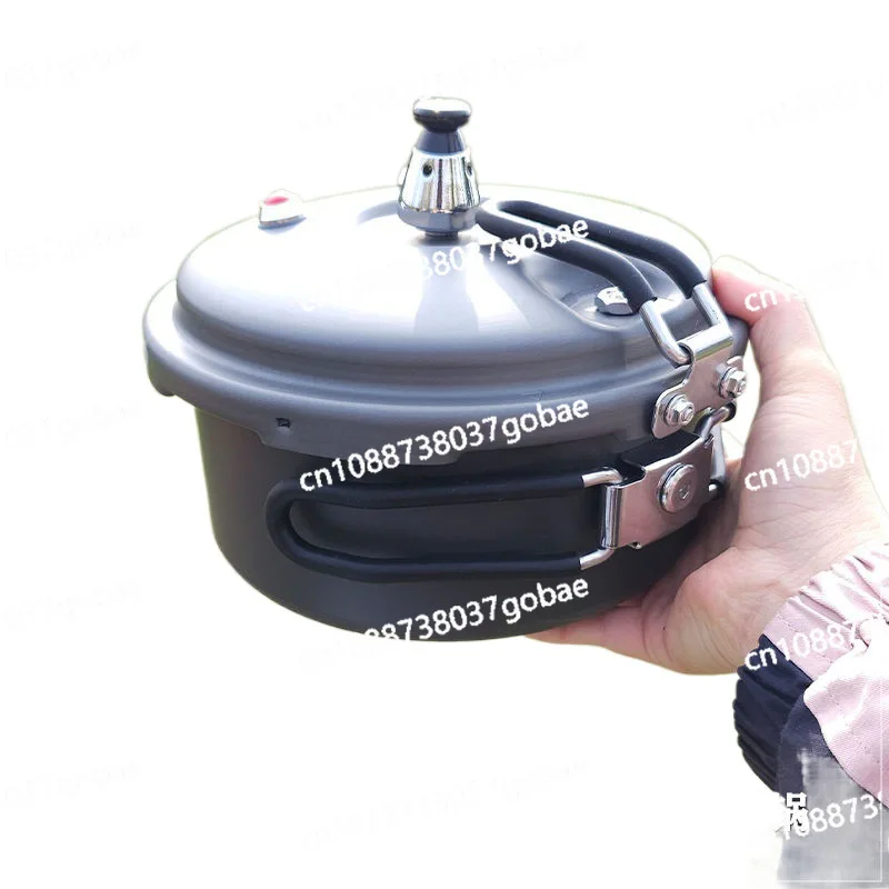 Lightweight Portable Folding Outdoor Pressure Cooker Hiking Camping 80Kpa Plateau Suitable for 2L Mini Pressure Cooker
