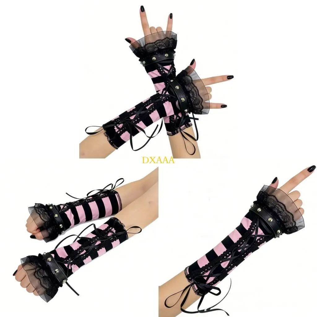 dxaa-dark-aesthetic-sleeve-soft-polyester-arm-warmer-oversleeve-half-finger-gloves-for-cosplay