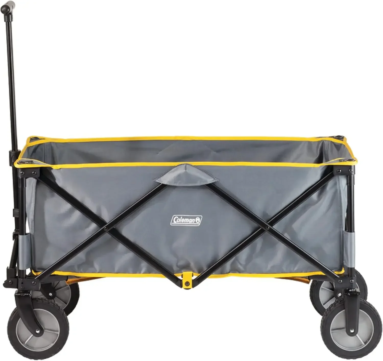 Portable Folding Utility Wagon with 5 Cubic Feet of Space & Reinforced Bottom Great for Camping Groceries Home Projects or Going