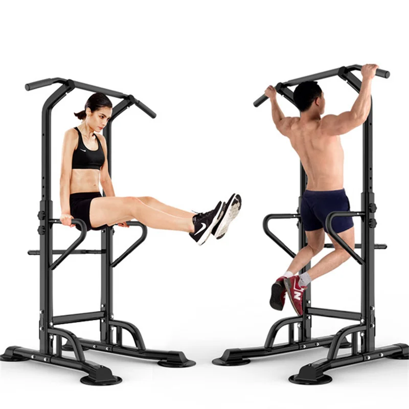 Home Tool Adjustable Multi Functional Strength Fitness Power Tower pull up dip bar station gym training set