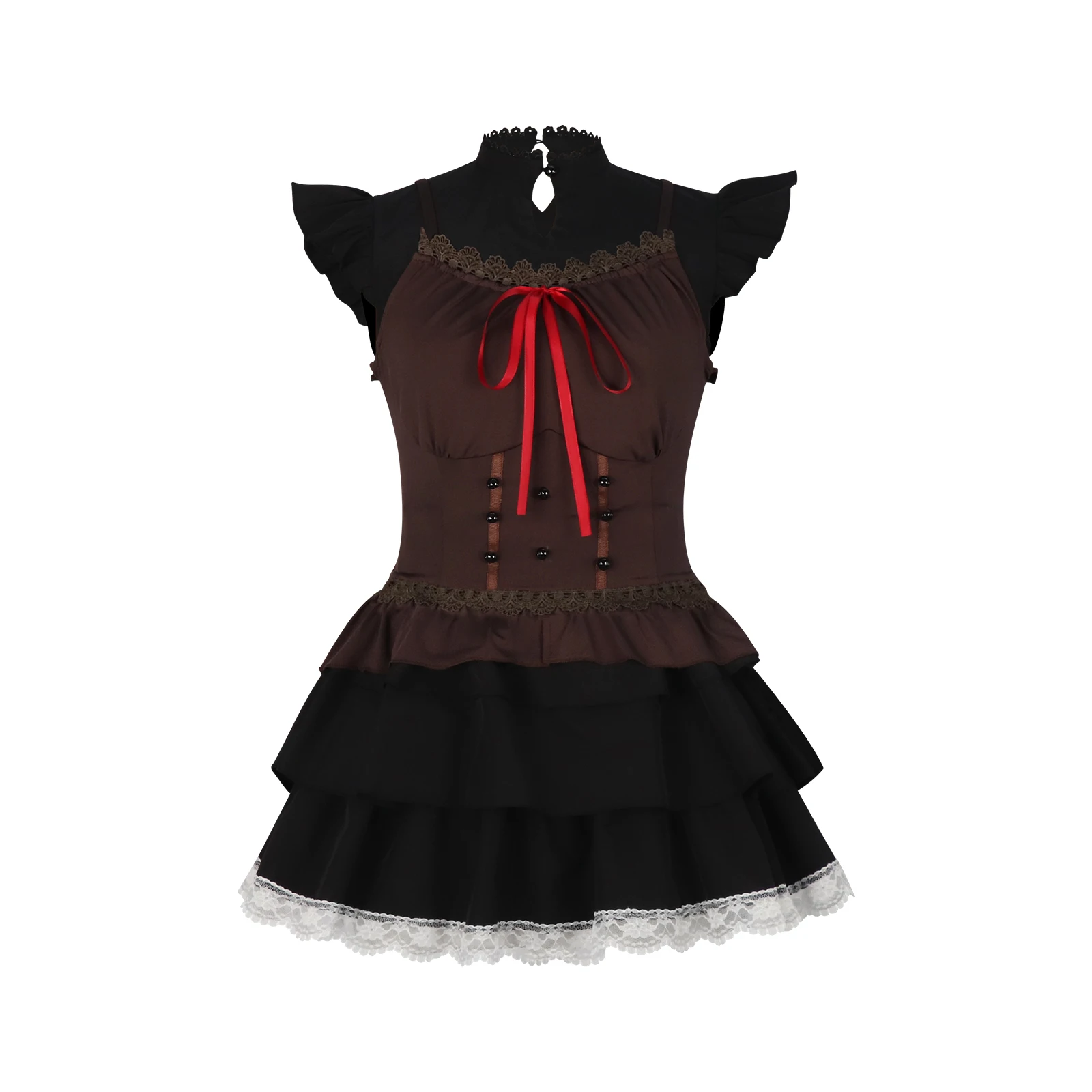 Fantasia de Cosplay da Personagem Amakura Mio do Jogo Fatal Frame II Crimson Butterfly, Roupas Diárias Femininas, Uniforme para Halloween
