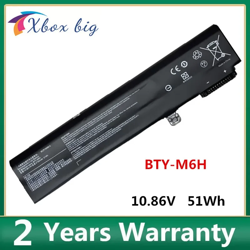 BTY-M6H L10.86V 51Wh aptop Battery For MSI GE62 GE72 GP62 GP72 GL62 GL72 GP62VR GP72VR PE60 PE70 MS-16J2 16J3 1792 1795