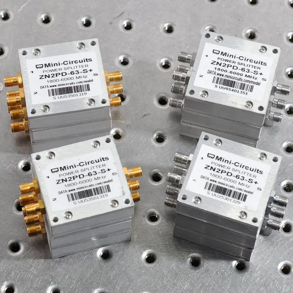 ZN2PD-63-S+ Small Circuit Power Splitter Module 1800-600MHz Gold Silver