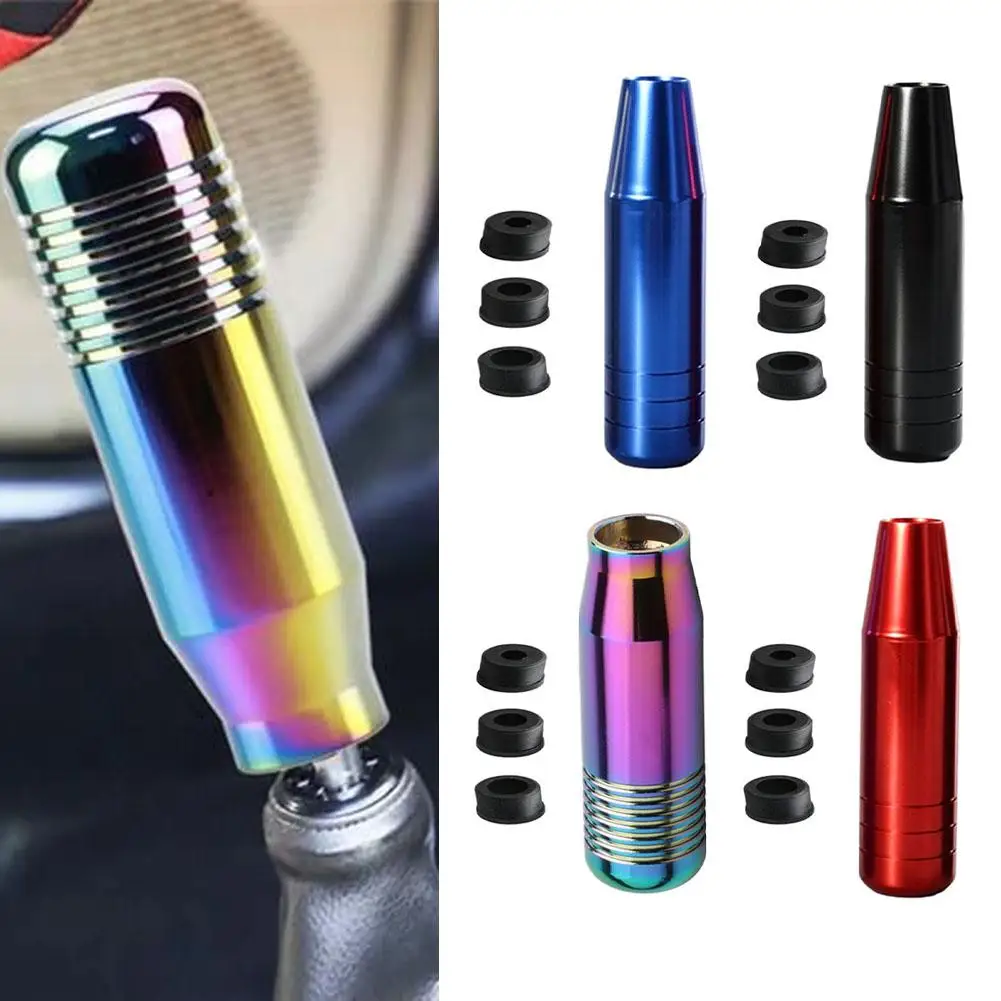 8.5cm Stylish Gear Shift Knob Manual Transmission Car Aluminum Extended Gear Shifter Gear Head Knob Replacement