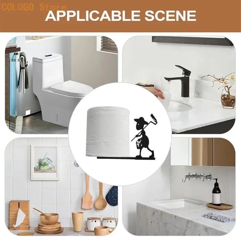 

Держатель для туалетной бумаги с забавным животным — диспенсер для декоративных салфеток для ванной, кухни, спальни и гостиной —