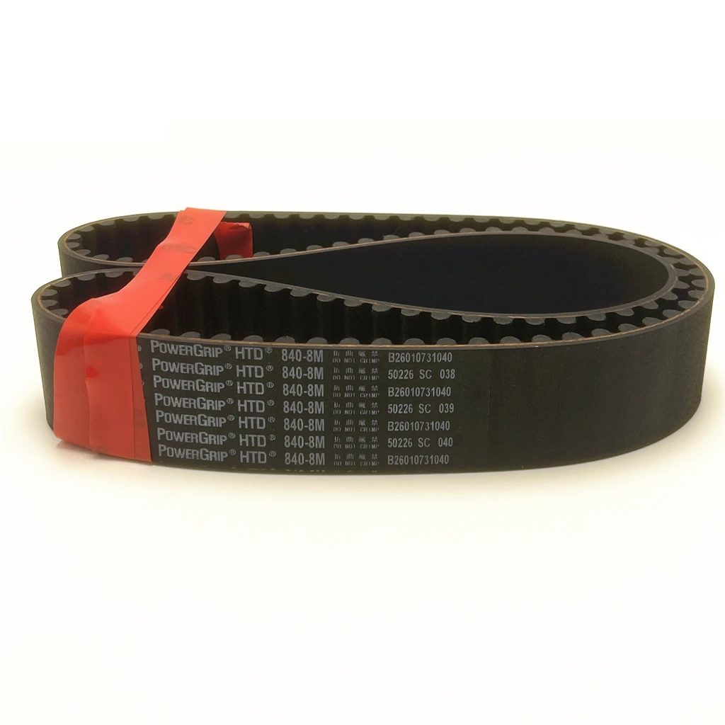 PowerGrip HTD 840-8M 105 Teeth Pitch 8mm Neoprene Timing Belts 3D Printer Lathe Milling Machine Sander Centrifuge Drive Belt