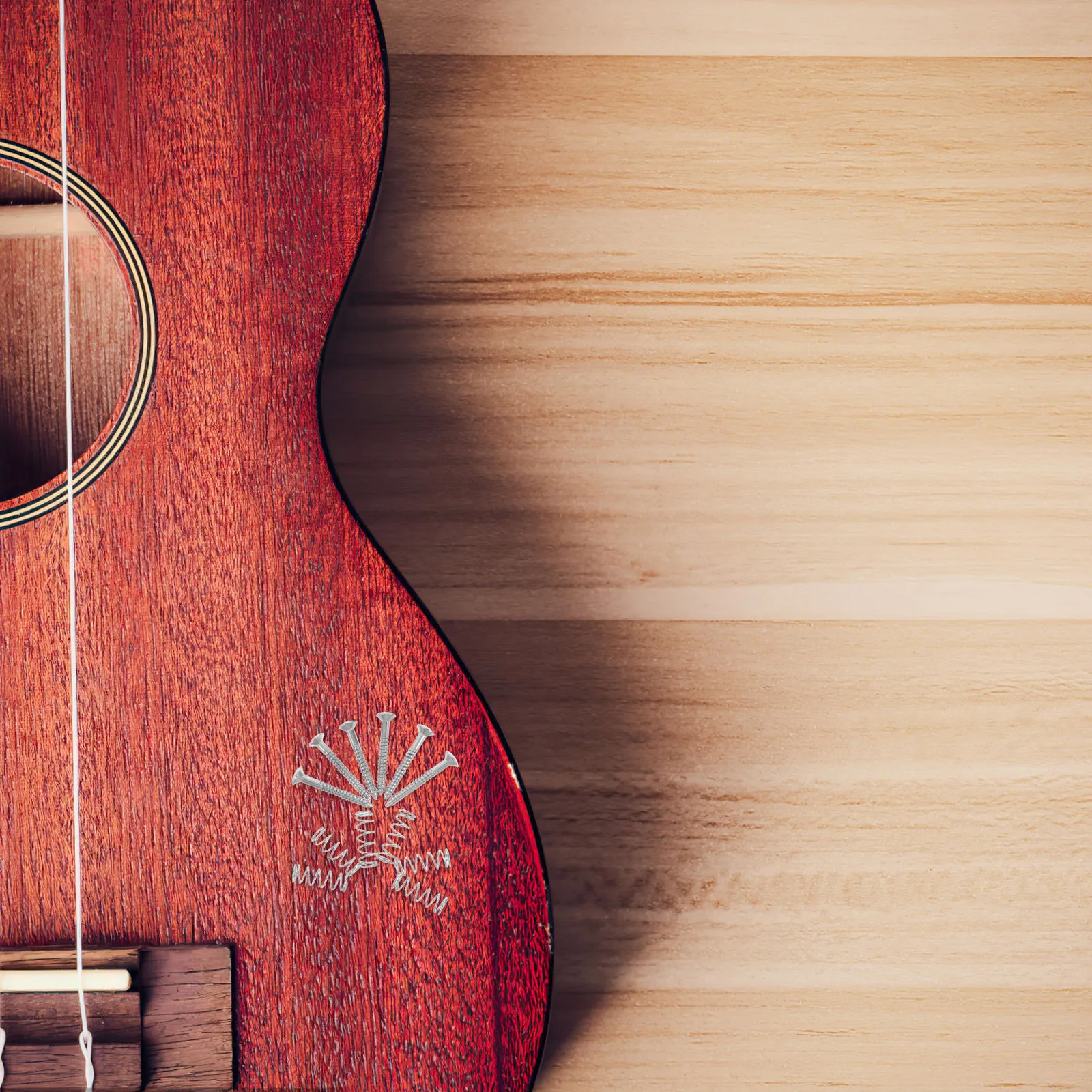 

1Set Guitar Pickup Screws Springs Elegant Appearance Improved Performance Bass Electric Guitar Accessory Bass Pickguard Screw