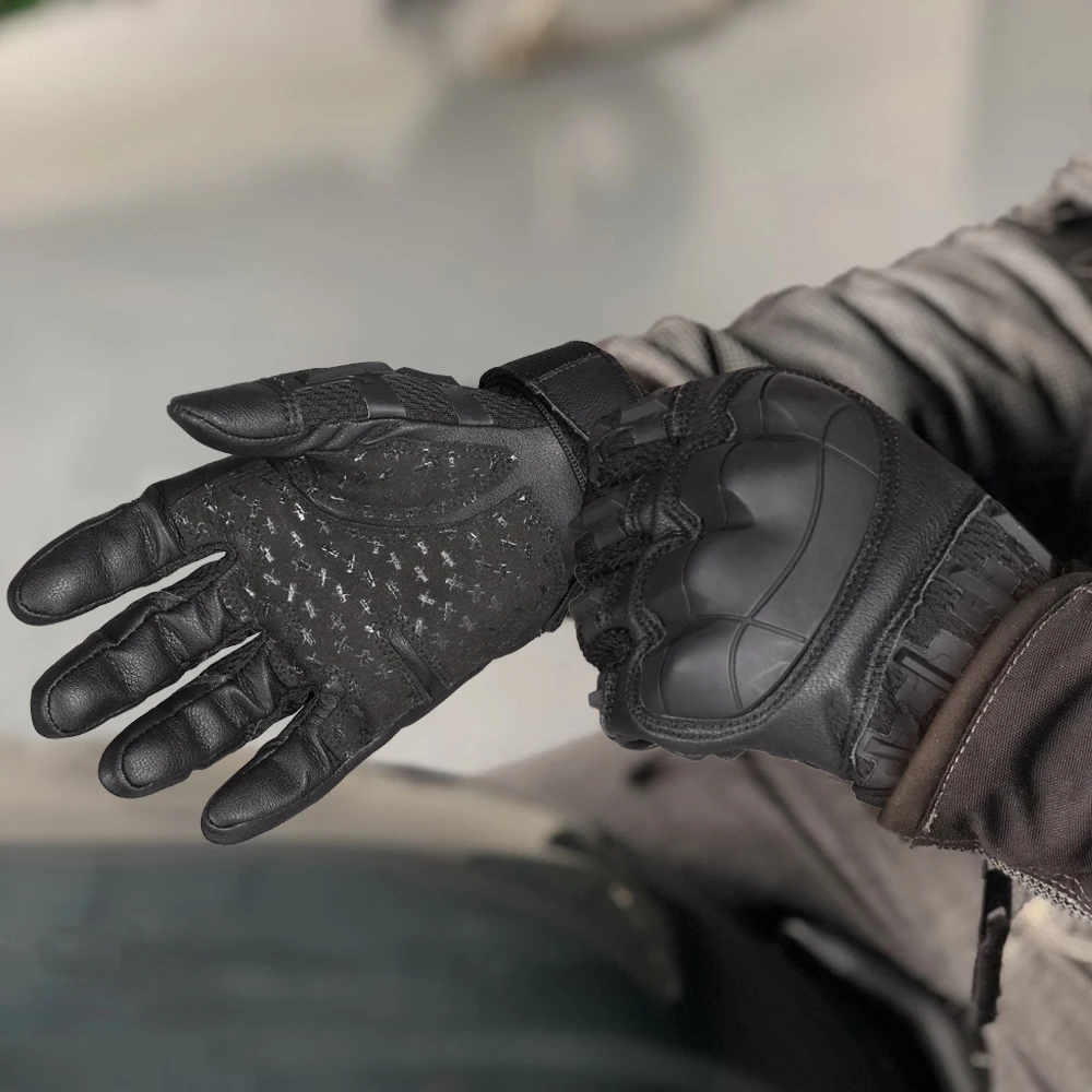 Taktische Outdoor-Handschuhe mit Touchscreen, Hartschale, rutschfeste Schutzausrüstung für Sport, Wandern, Klettern, Jagd, Radfahren, Motorrad – Detail 1