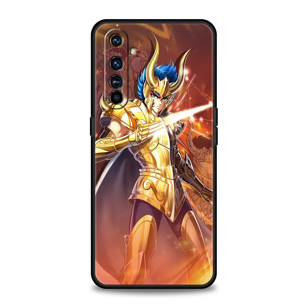 Saint Seiya Knights Of The Zodiac Phone Case for Oppo A17 A12 A57 A74 A16 Find X5 X6 A52 A53 A54 A15 Reno 6 Z 7 Pro A92020 Shell