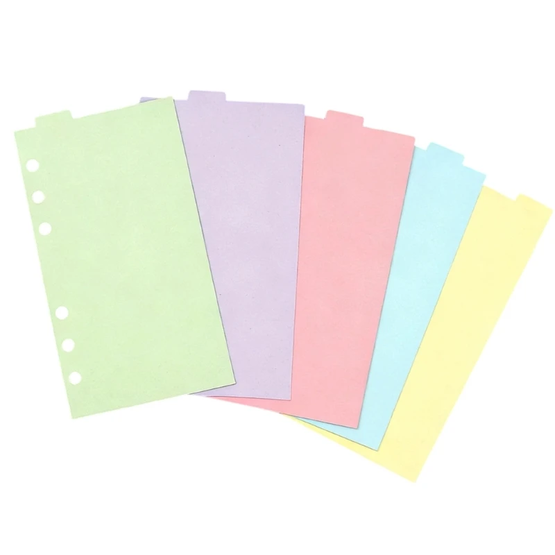  5 Pieces Vibrant Page Markers For Books Planners And Document Sorting