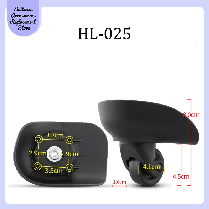 Suitable For The American Tourister HL-025 Smooth Silent Universal Wheel Replacement Suitcase Wheel Accessories Wheels Casters