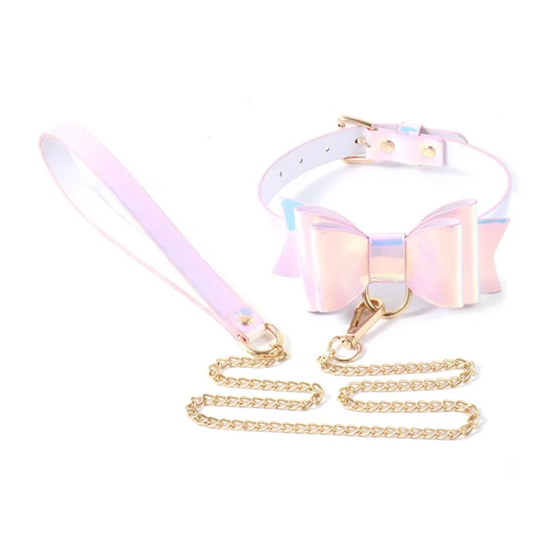 Ensemble de couvre-chef de Cosplay en cuir scintillant, Costumes Sexy, bandeau ras du cou, masque pour adultes hommes/femmes, jeu de rôle, fête, 5 pièces/ensemble