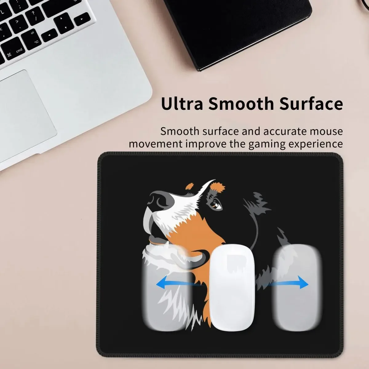 Bernese Mountain Dog Mouse Pad Computer Keyboard Mouse Mat Gamer PC Laptop Desk Mat Office Accessories Table Mats