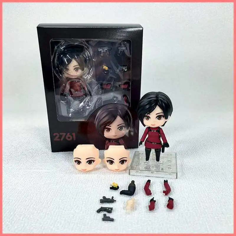 NEW 10CM Evil 4 Ada Wong Nendoroid Action Figure Q Version Collectible Model ToyS Gift view 4