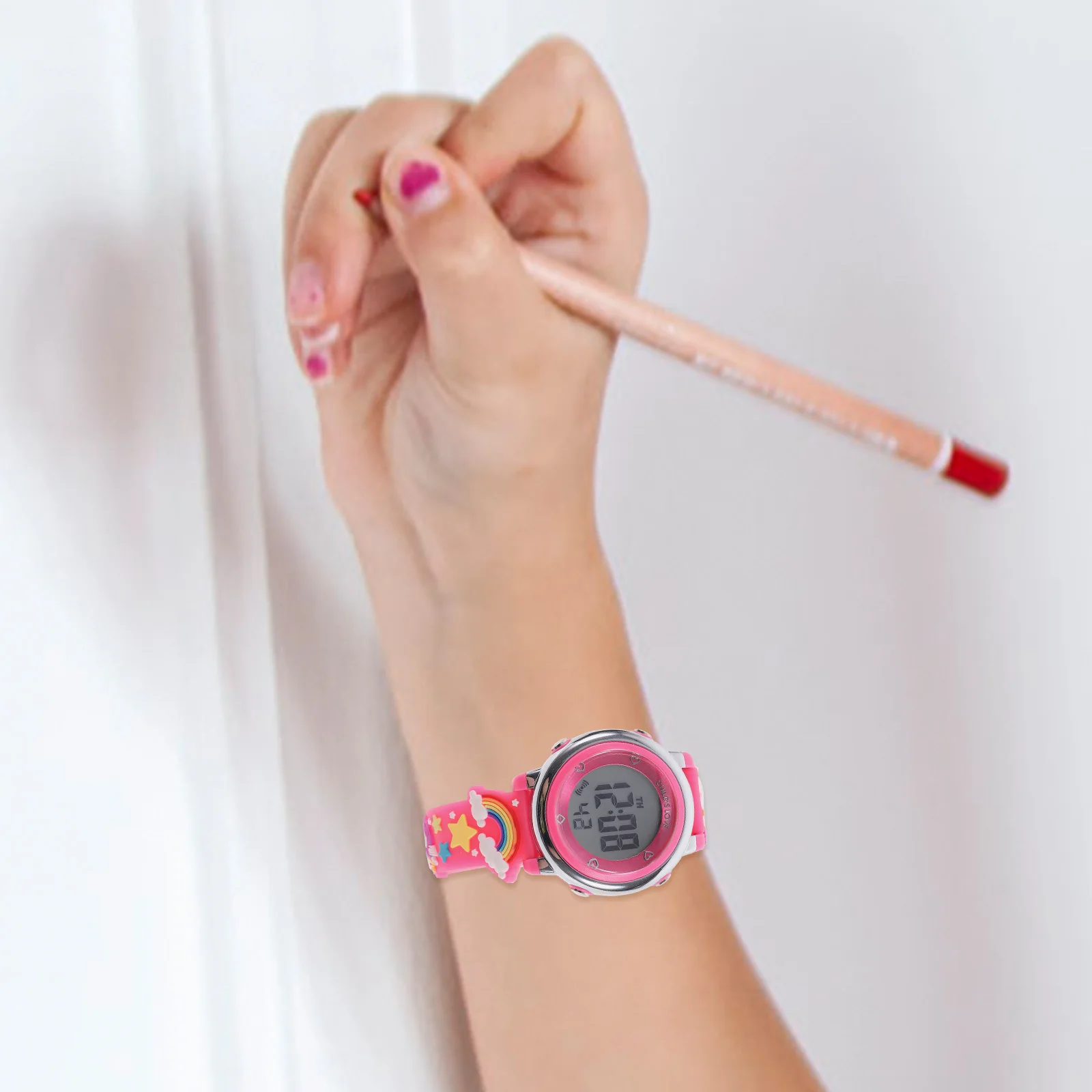 

Cartoon Watches for Kids Children Wristwatch Plastic Toddler Student Adjustable Waterproof Quartz Gifts R