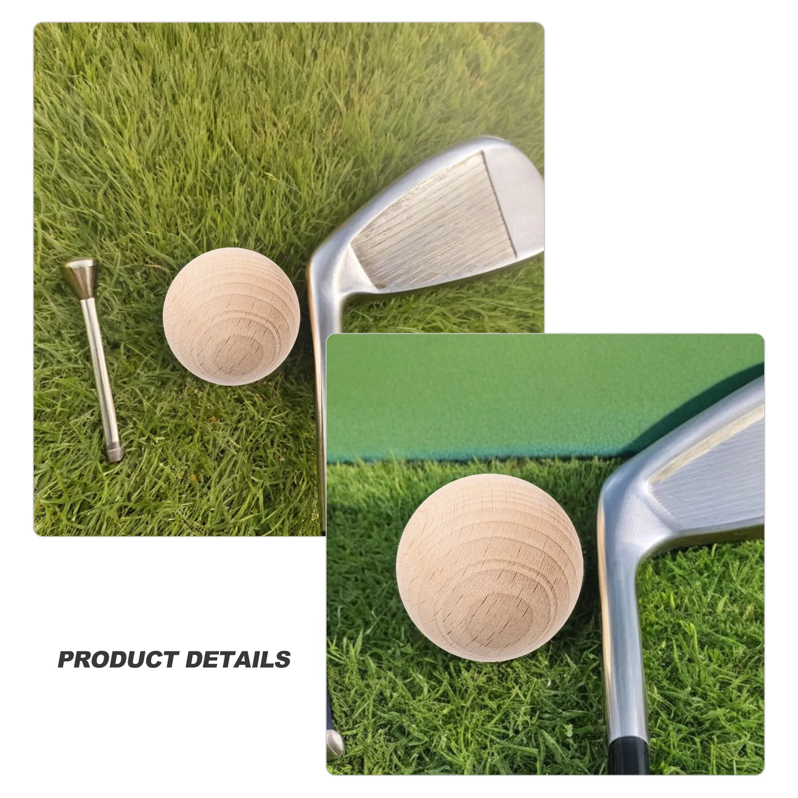 5Pcs Solid Wood Croquet Balls  - Croquet Set Lawn 评论和价格