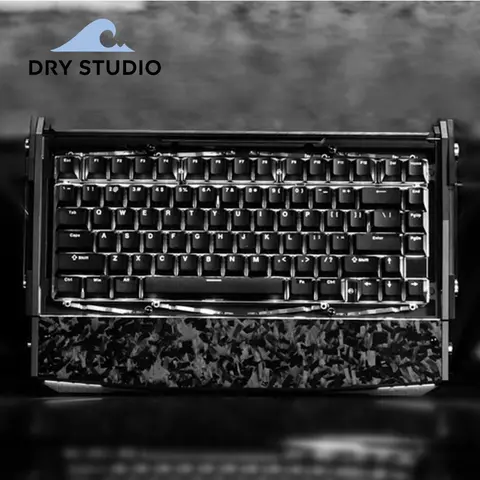 Dry Studio Black Diamond 75 V2 Gaming Keyboard Superb Typing Flex&Comfort Tri-Mode Connectivity 2ms Wireless Latency Custom RGB